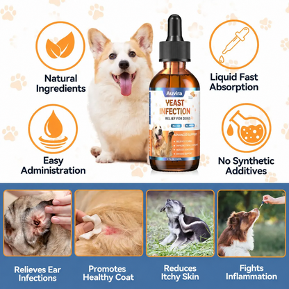 Auvira Gentle Dog Ear & Skin Relief Liquid Drops