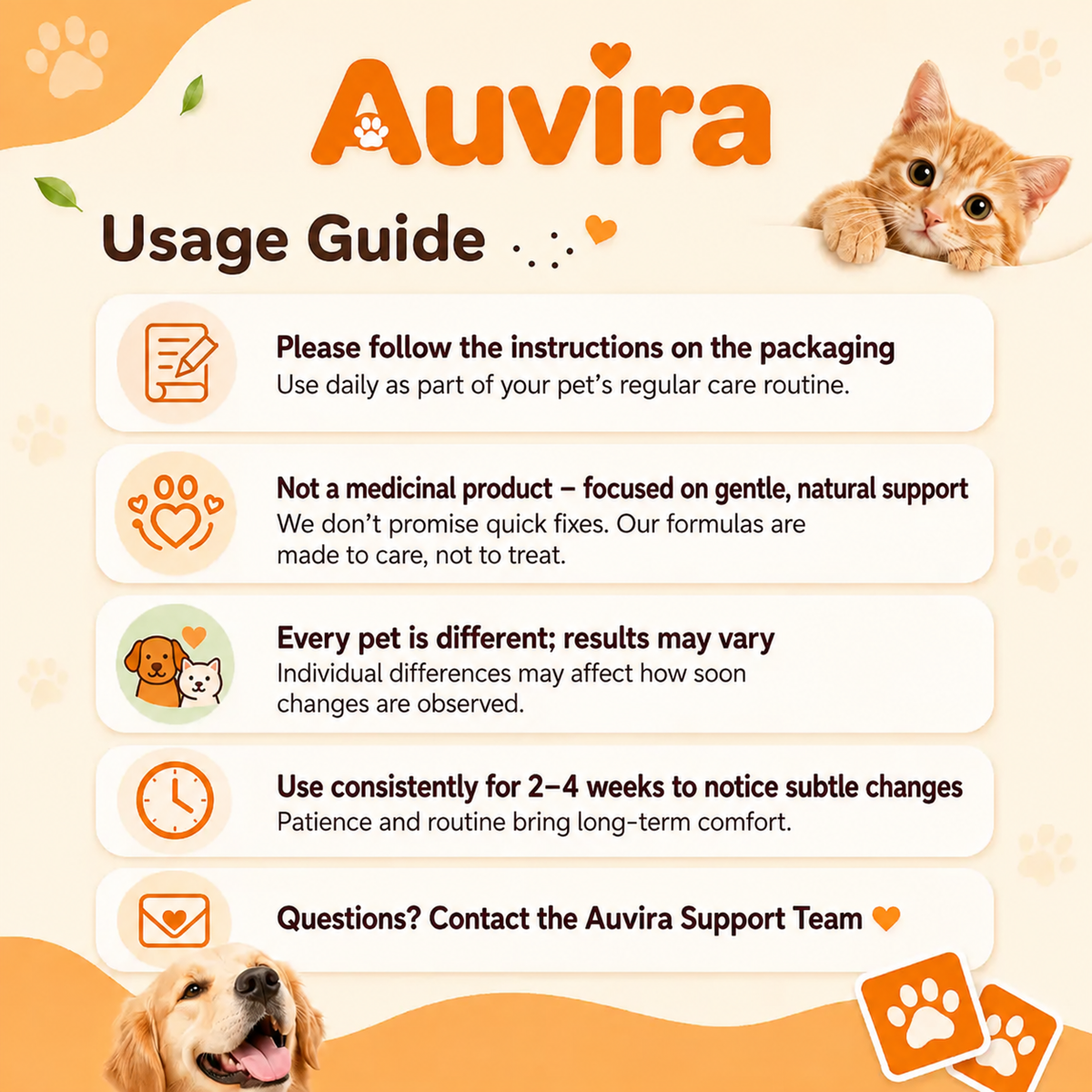 Auvira usage guide