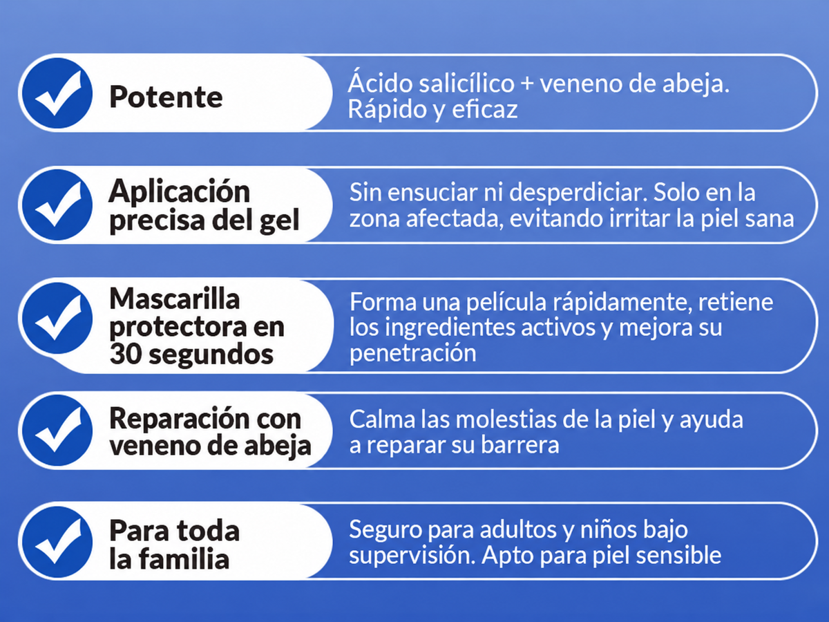 Auvira Salicylic Acid Skin Repair Gel — imagen 9 en español