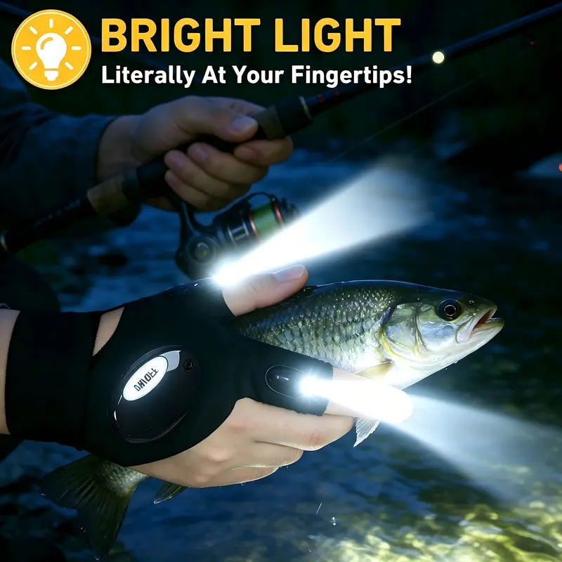 LED finger flashlight gloves — product image 6